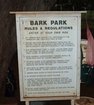 Bark Park Rules and Regulations