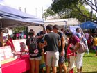 Checking out more booths at the Kaimuki Community Park