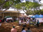 At the Kaimuki Community Park during the Craft Fair & Street Festival