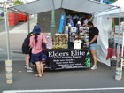 Elders Elite booth set up for  Celebrate Kaimuki Kanikapila 2011