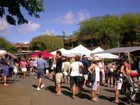 Lots of Kaimuki shoppers during the Diamond Head Arts & Crafts Fair