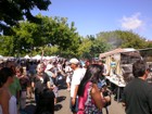 Sunny day at Kapiolani Community College during the craft fair