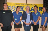 The ladies of the Friends of Kaimuki Library