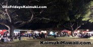 Great turnout at Ono Fridays Kaimuki to support the Kaimuki Bulldogs Football Team