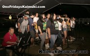 Kaimuki HS students performing during Ono Fridays Kaimuki
