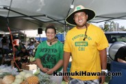 Fresh fruits and produce at the Kaimuki Carnival