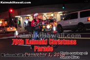 Motorcycle Group at Kaimuki Christmas Parade 2016 001