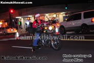 Motorcycle Group at Kaimuki Christmas Parade 2016 002