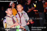 Boy Scouts march at the Kaimuki Christmas Parade 2016 073