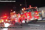 Kaimuki Fire Department joins the Kaimuki Christmas Parade 2016 087