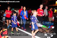 Cub Scouts join the Kaimuki Christmas Parade 2016 313