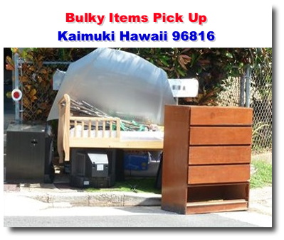 bulky items pick kaimuki hawaii garbage schedule email collection