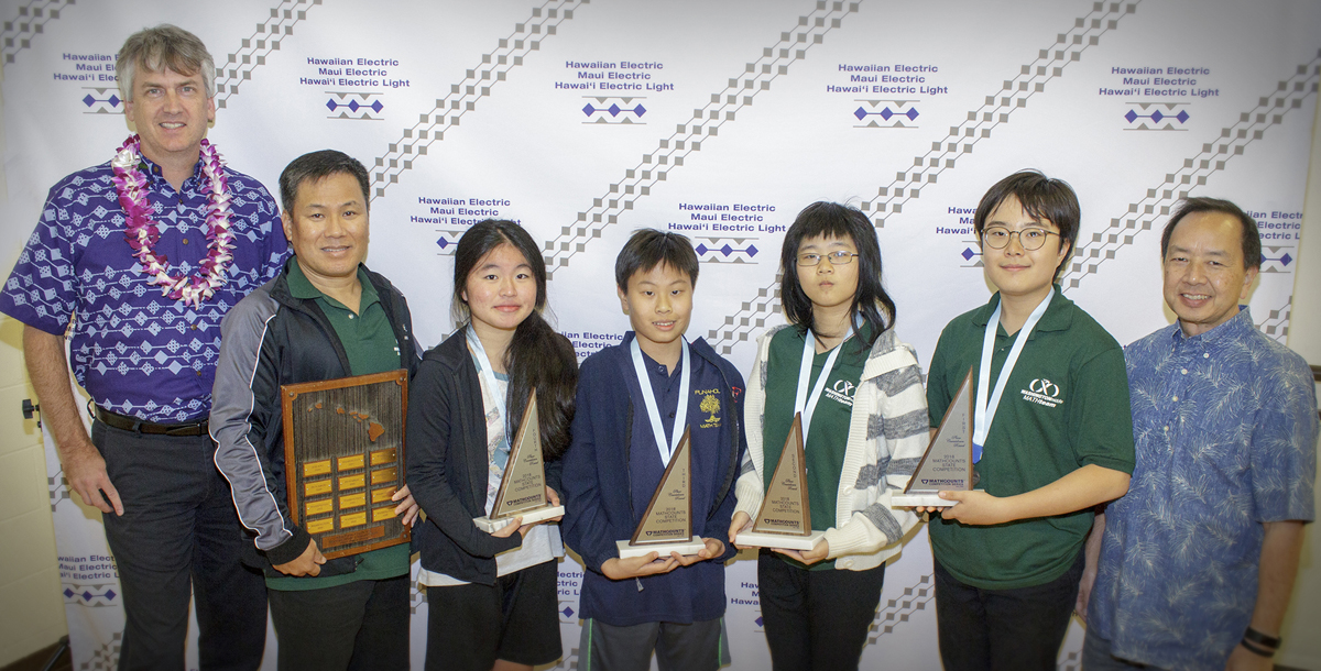 Top Middle School "Mathletes" To Represent Hawai i At National