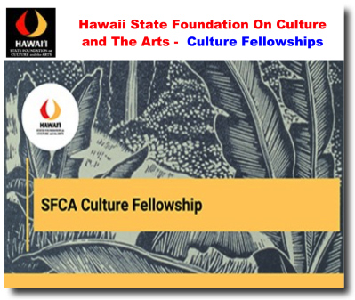 Hawaii State Foundation On Culture and The Arts - Culture Fellowships ...