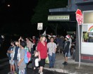 Bystanders watching out for their favorite float at the Kaimuki Christmas Parade 2011
