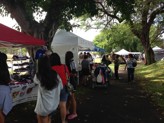 Kaimuki shoppers check out this year's Diamond Head Arts & Crafts Fair at KCC