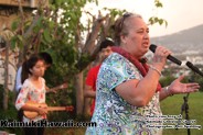 Performing for the crowd during the Kaimuki Christmas Tree lighting