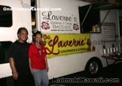 Laverne's Lunchwagon is parked and ready to go at Ono Fridays Kaimuki