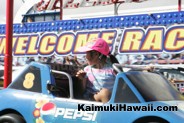 Racing ahead on The Speedway at Kaimuki Carnival